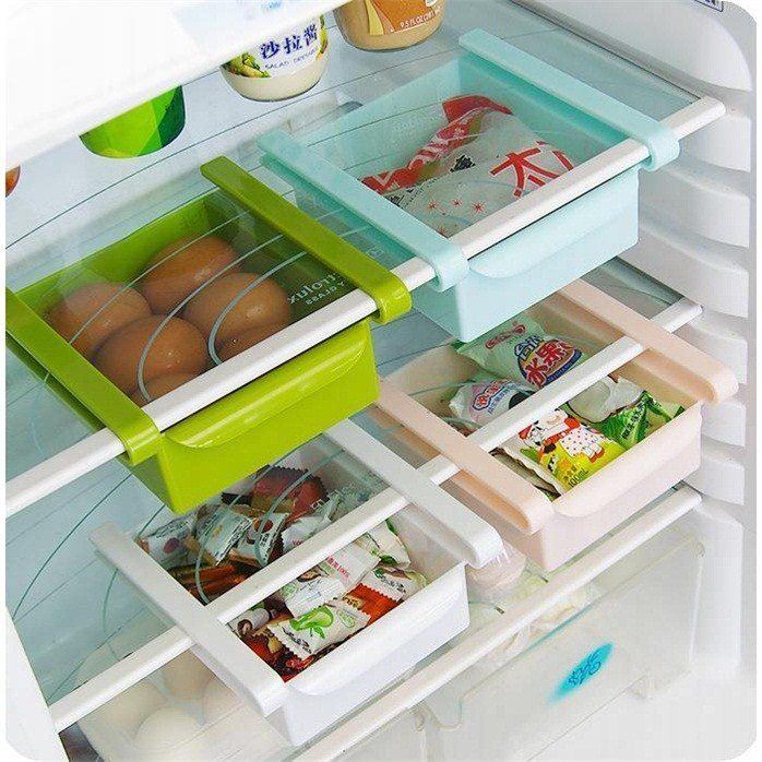 冰箱保鮮隔板層多用整理收納架創意廚房抽動式分類置物盒儲物架