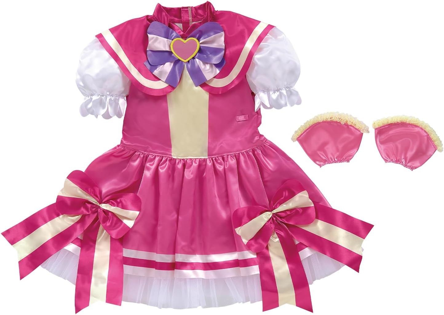 日本 BANDAI 光之美少女 美妙寵物 角色服 衣服變裝 cosplay 衣服 頭飾 耳環 髮箍 美好天使 喵喵天使【小福部屋】 9