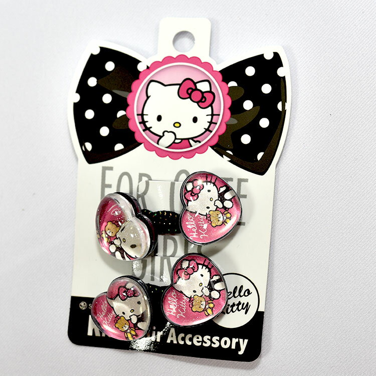 <br/><br/>  Hello Kitty 髮束髮圈 心形 日本製 正版商品<br/><br/>