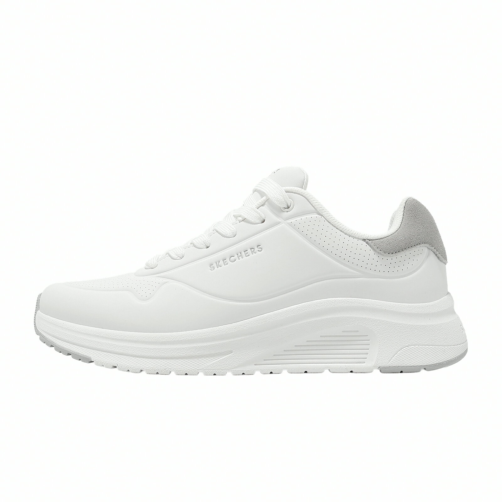 Skechers 休閒鞋 Uno Lite 2 男鞋 白 輕量 緩衝 運動鞋 183530WHT