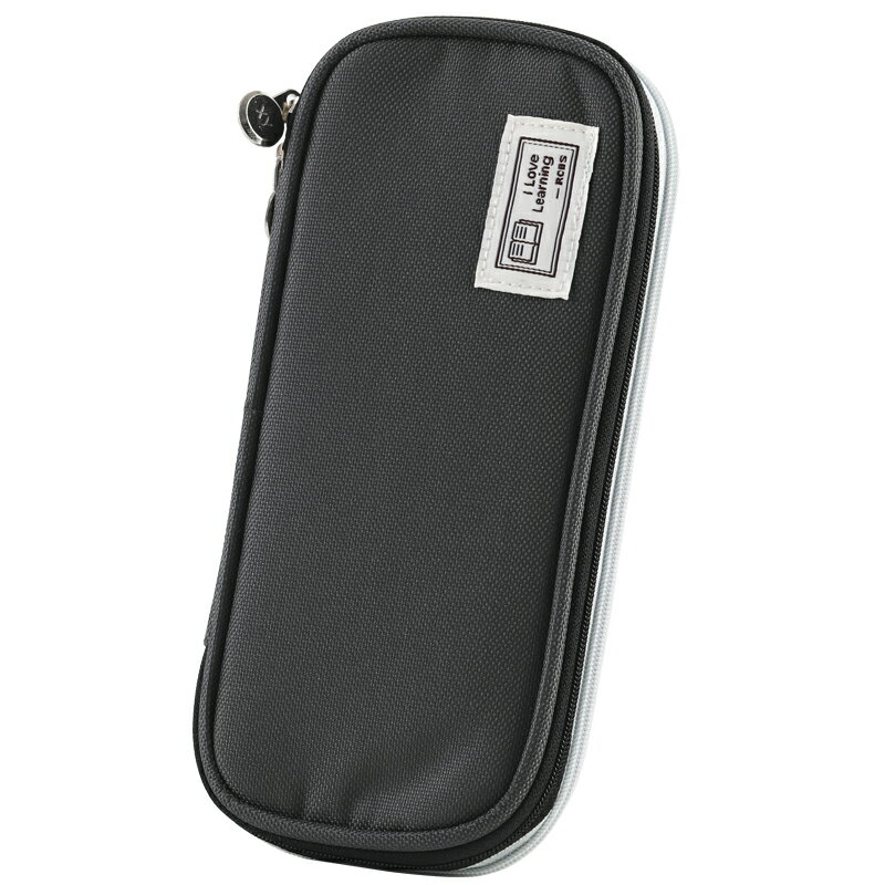 學生簡約大容量筆袋自由伸縮筆盒收納袋高中學純色ins女文具盒 4