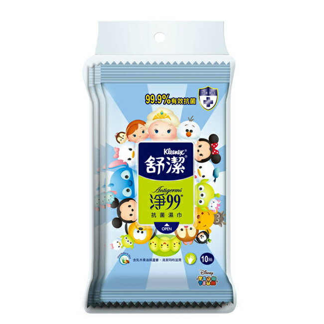 舒潔迪士尼淨99抗菌濕巾