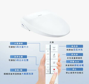 Panasonic國際牌 瞬熱式 遙控 溫水洗淨便座 免治馬桶座/DL-RPTK10TWS 纖薄美型系列 全新上市