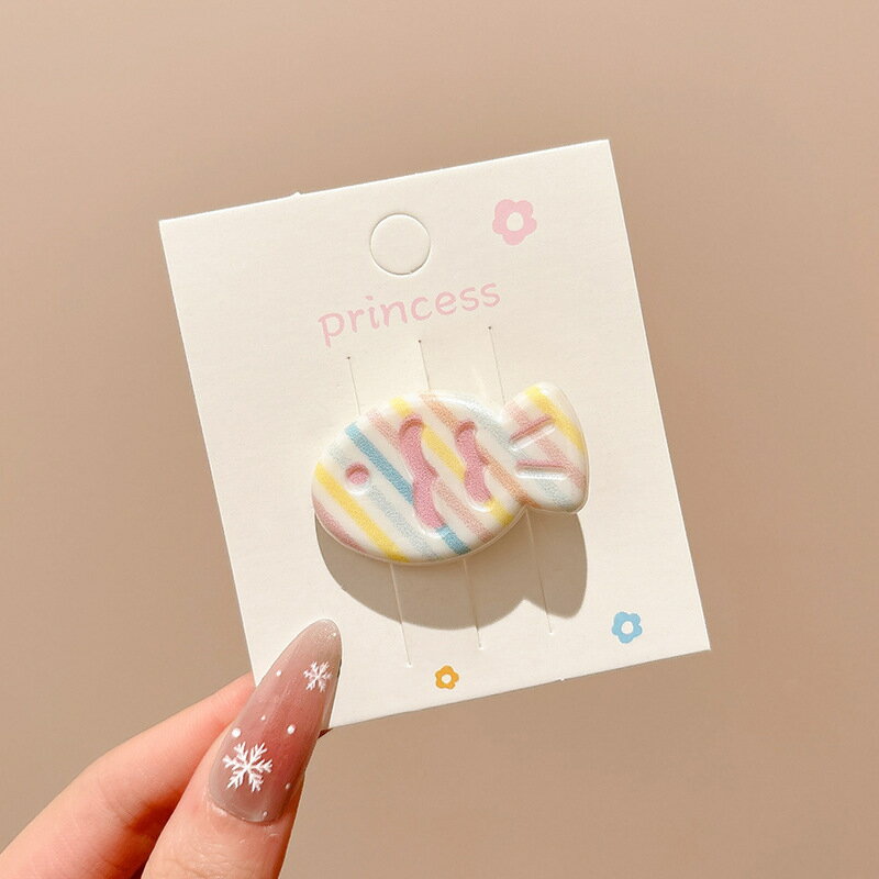 【台灣現貨】時尚配件 髮飾 髮夾 鯊魚夾 大嘴夾 邊夾  多巴胺可愛髮夾女夾子髮卡ins劉海夾無痕一字夾不傷發鴨嘴夾頭飾 4