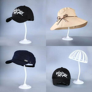 帽托架 黑色漁夫帽假髮商場陳列櫃禮帽簡單上墻兒童帽子支架立體托架子