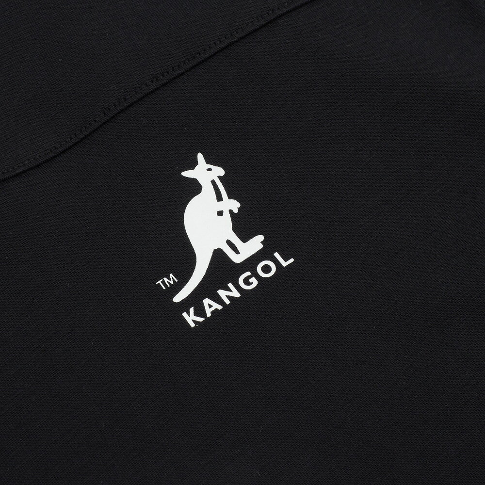 滿額最高折300】KANGOL 短袖黑卡其立體LOGO 涼感素T 休閒男63251020