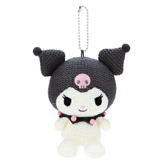 【震撼精品百貨】酷洛米 Kuromi~日本SANRIO三麗鷗 酷洛米針織玩偶吊飾-經典款*50019
