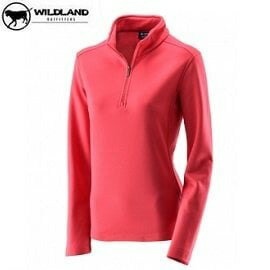 [ WILDLAND 荒野 ] 女 抗菌除臭保暖衣 嫣紅色 / 0A22605-17