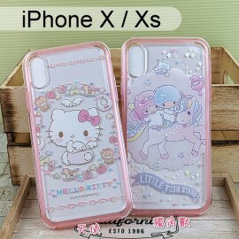 三麗鷗雙料保護殼 iPhone X / Xs (5.8吋) Hello Kitty 雙子星 美樂蒂【正版】