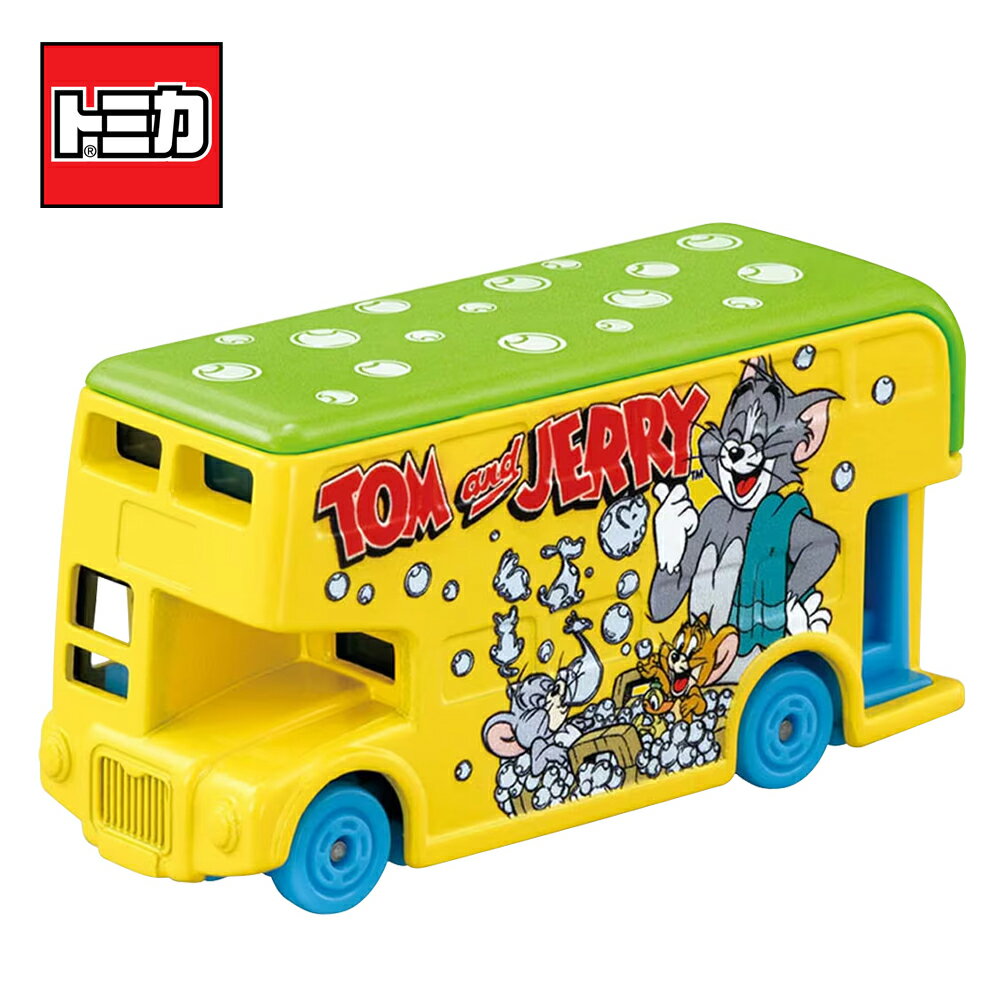 【日本正版】Dream TOMICA SP 湯姆貓與傑利鼠 貨車 黃色款 玩具車 Tom and Jerry 多美小汽車 - 959144
