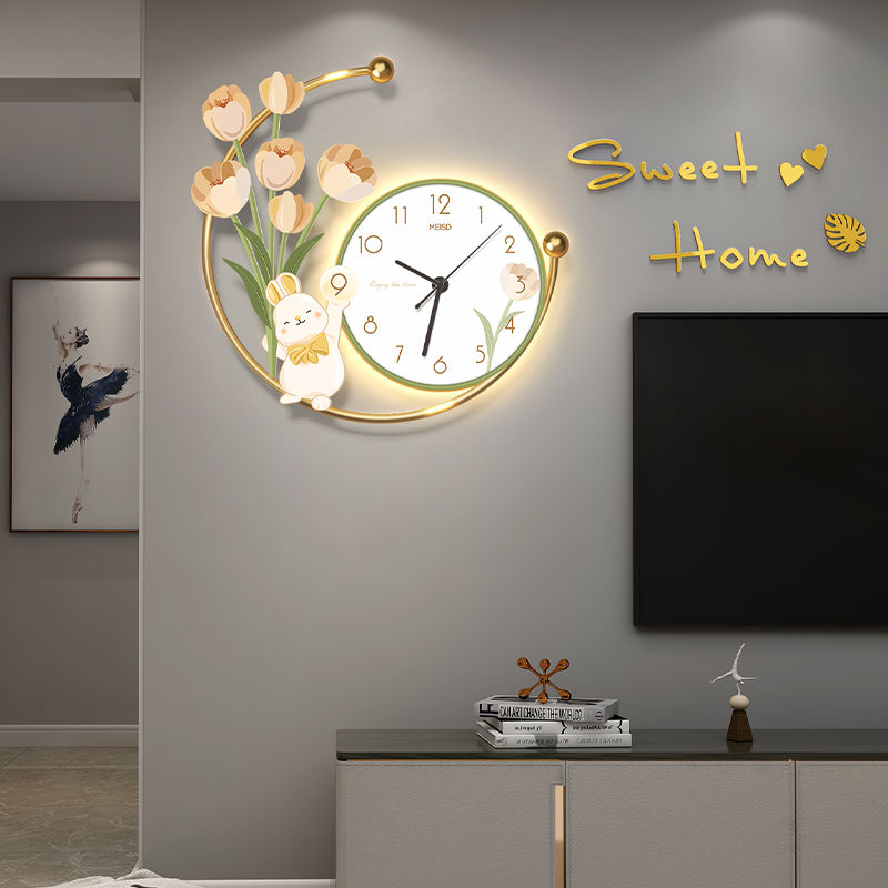 免運 全館8折 掛鐘 客廳掛鐘 時尚掛鐘 時鐘 美世達鐘表客廳掛墻2022新款簡約家用時尚網紅創意裝飾網紅掛鐘特惠/開立發票 工廠直銷 H1210 1