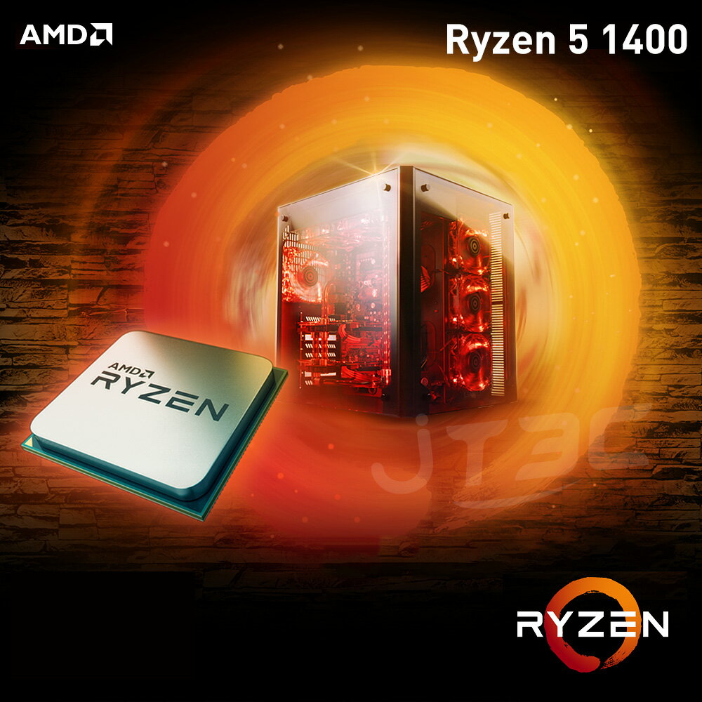 <br/><br/>  【最高可折$2600】AMD Ryzen 5 1400 / R5 1400 盒裝處理器<br/><br/>