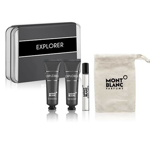 MONTBLANC 萬寶龍探尋旅者禮盒(淡香精7.5ml+沐浴精30ml+鬍後乳30ml)｜夏日香氛↘限時下殺｜期間限定◆秋冬香氛