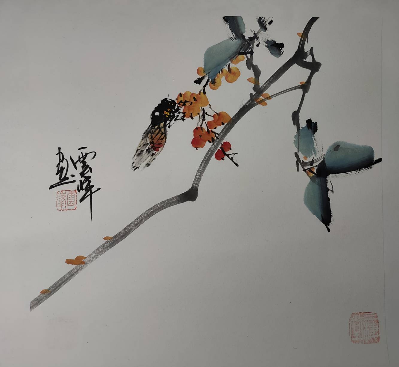 國畫-花鳥(33.5cm*33.5cm ) | 玉乙鋪子| 樂天市場Rakuten