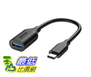 [106美國直購] Anker A8165011 USB-C to USB 3.1 Adapter, Converts USB-C Female into USB-A Female, Uses USB OTG Technology _e32