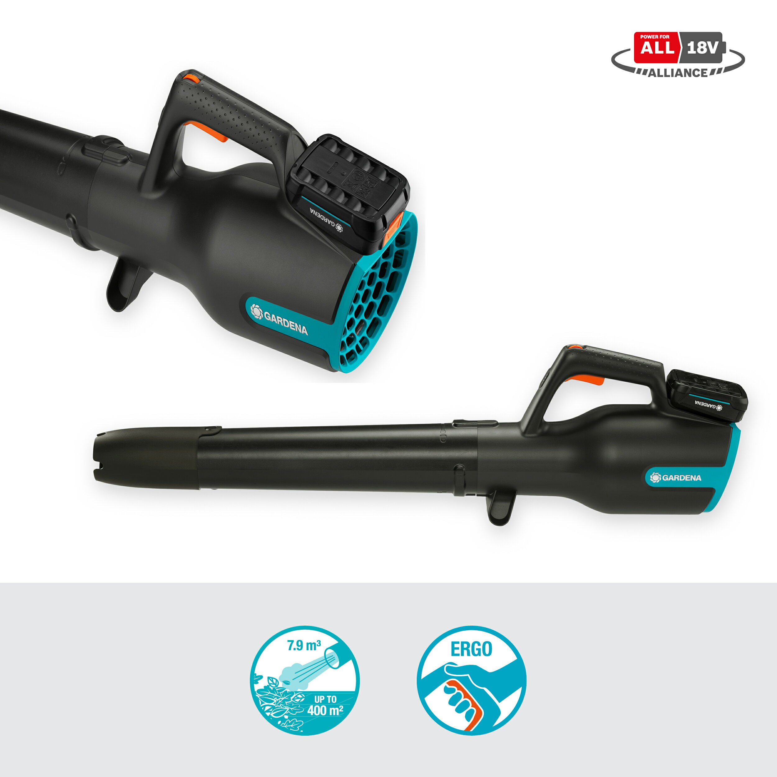【GARDENA 景觀園藝】 鋰電吹葉機PowerJet 18V P4A 14890 3 【GARDENA 景觀園藝】 鋰電吹葉機PowerJet 18V P4A 14890 3