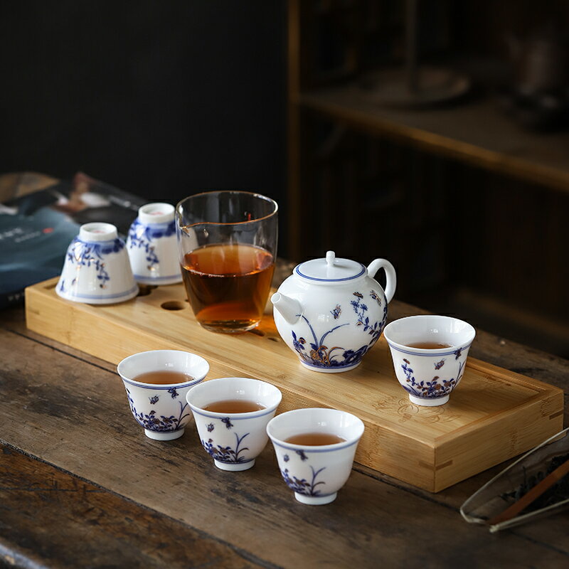 會客小茶具套裝家用簡約現代功夫歐式配件整套小茶臺套功夫茶茶盤