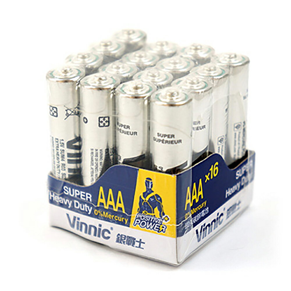 VINNIC 碳鋅電池4號16入【九乘九購物網】