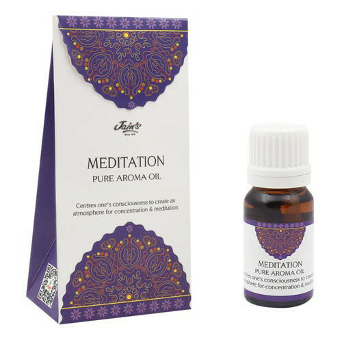 [綺異館]印度香氛精油 冥想 (香甜) 10ml JAIN'S MEDITATION pure aroma oil