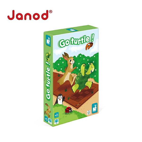 【法國Janod】趣味桌遊-龜兔賽跑 / 策略能力 / 計數能力 / 對應能力