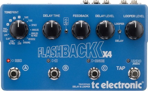 TC Electronic Flashback X4 單顆 空間系 效果器【唐尼樂器】