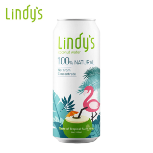 免運 Lindy's 100%原味椰子水310ml x 24瓶 椰子汁 Lindy's 椰子水 果汁 半天水 泰國進口 降火 (HS嚴選)