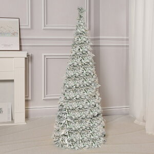 植絨 雪松 白雪聖誕樹 落地聖誕樹 DIY 耶誕節 聖誕佈置 聖誕節 佈置用品 1.2米/1.5米/1.8米