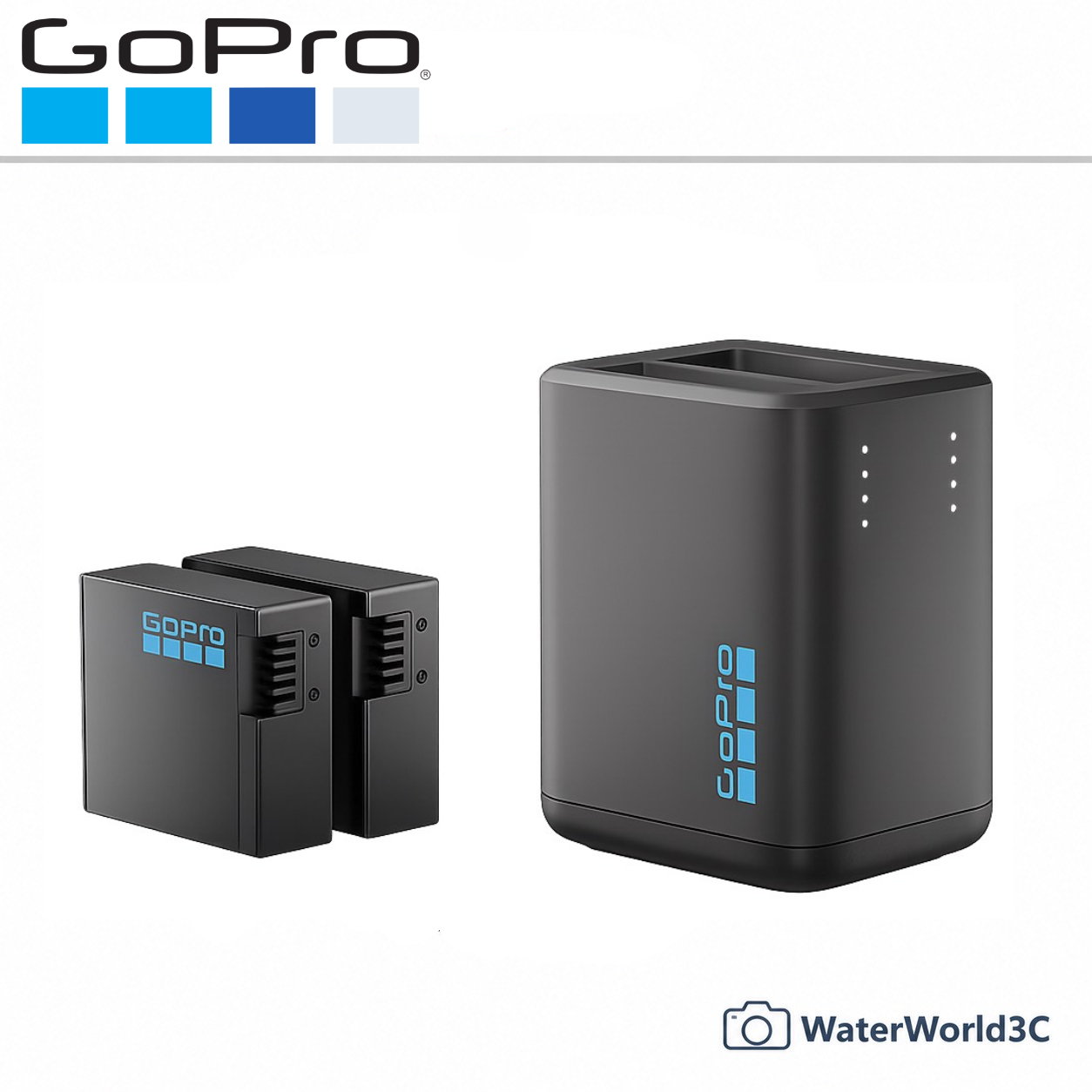 GOPRO【AEDBD-201 HERO 13 雙充+高續航電池組】充電器 原廠電池 原廠配件【中壢-水世界】