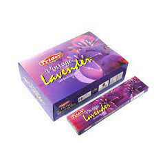 [綺異館] 印度香 極品薰衣草 40gm Tridev Vintage Lavender 另售印度皂