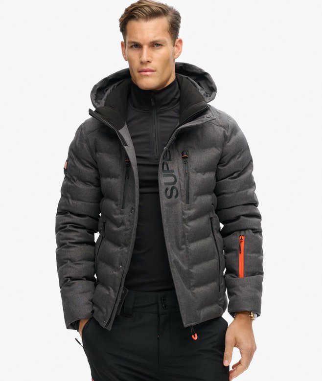 跩狗嚴選 極度乾燥 Superdry Ski 雪衣 防風 保暖 防水 外套 滑雪 風衣 科技鋪棉 寬鬆版型 深灰 灰黑