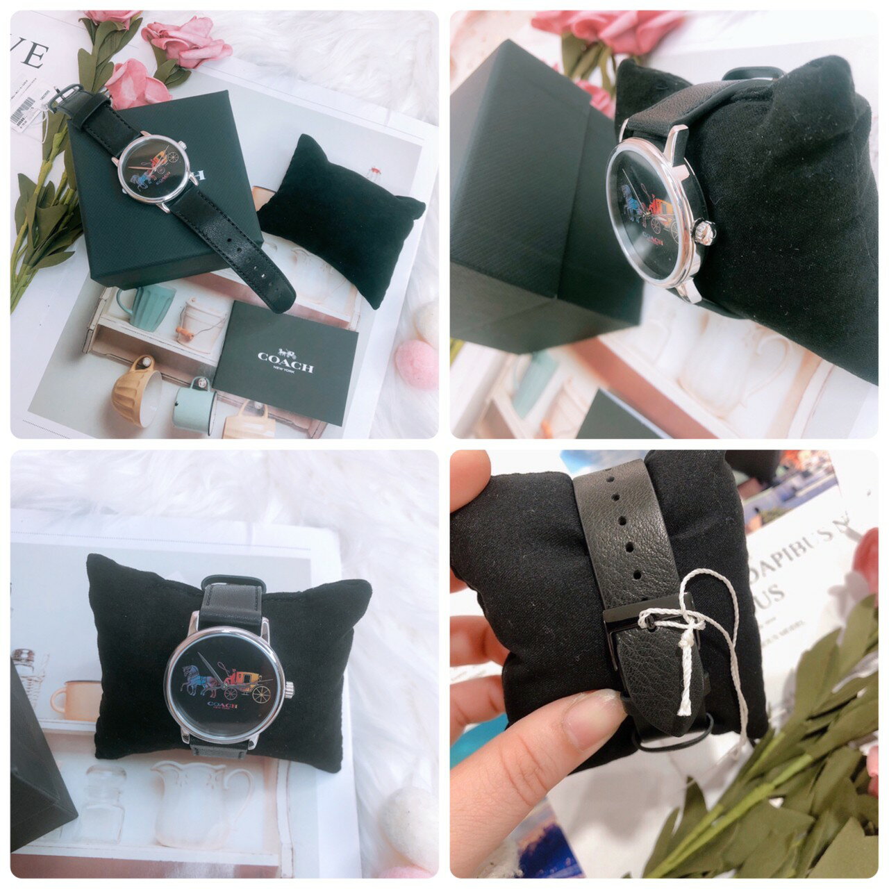 美國代購  台灣現貨 Coach 彩色馬車 女錶 手錶 14503328【送禮精選★APP下單點數4倍送】 5