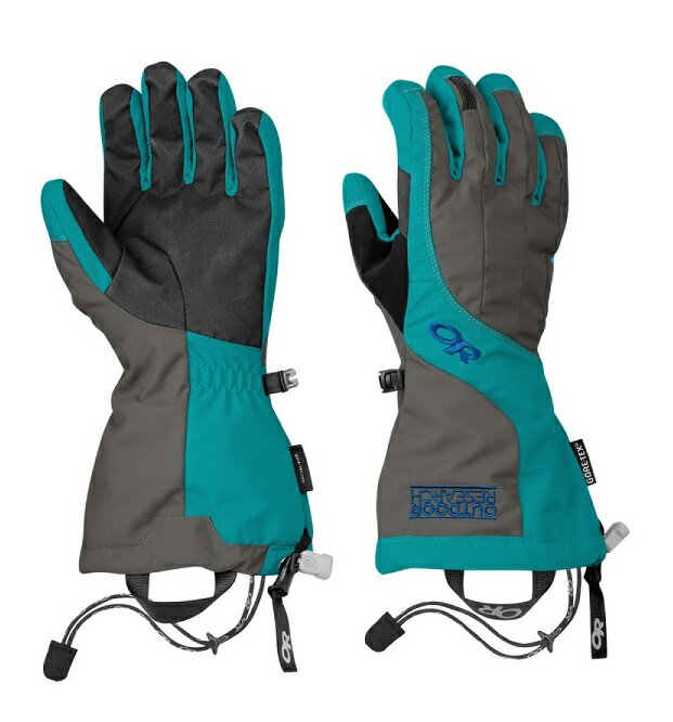 【【蘋果戶外】】Outdoor Research OR243356 0093 藍 女 Arete Gore-tex GTX 防水保暖手套/雙層防風滑雪手套