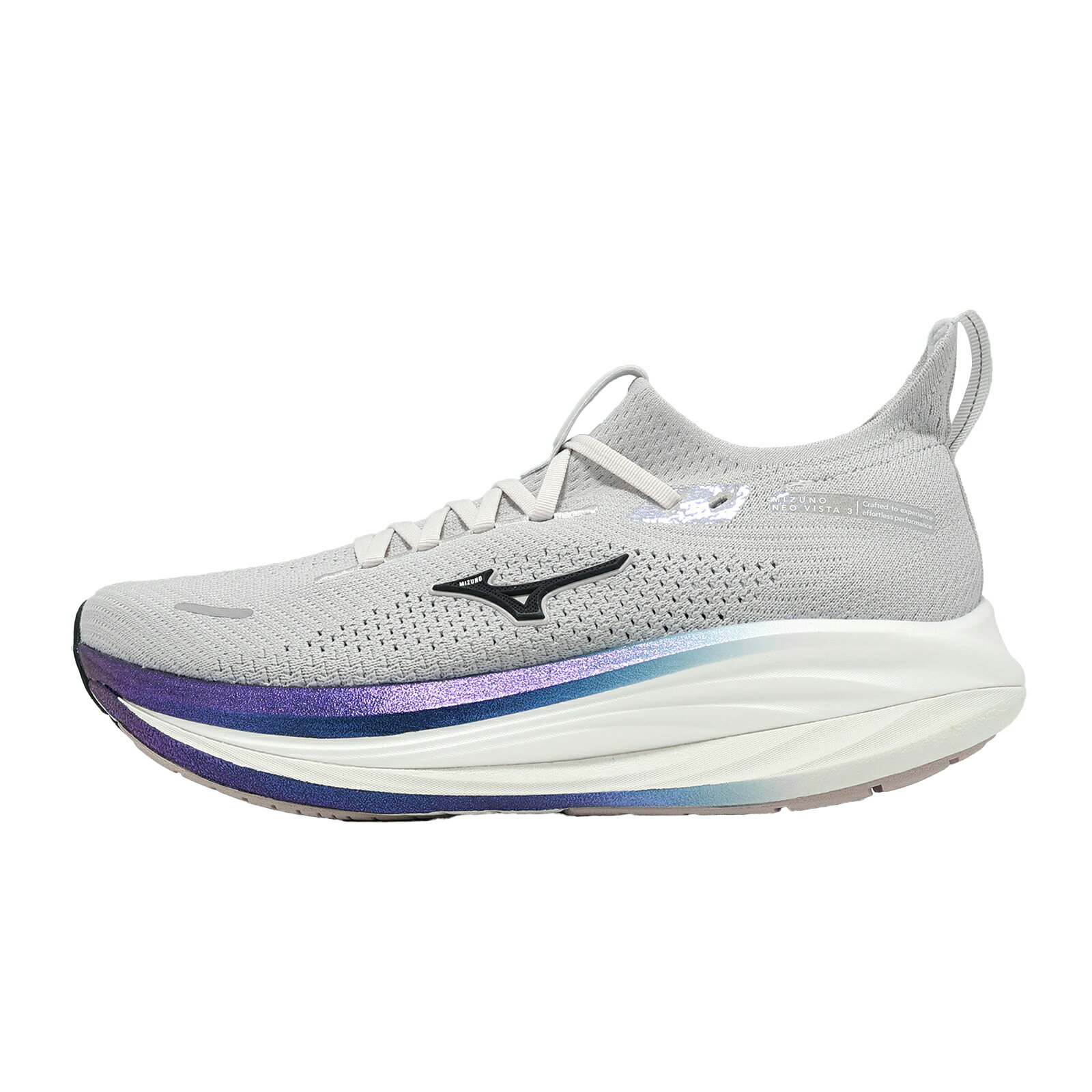 Mizuno 美津濃 慢跑鞋 Neo Vista 3 男鞋 女鞋 灰 針織 緩震 運動鞋 J1GS2610-99