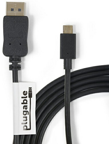 【美國代購】Plugable USB-C to DisplayPort 1.8 米 Adapter Cable 支援4K@60hz (適用 MacBook Pro)