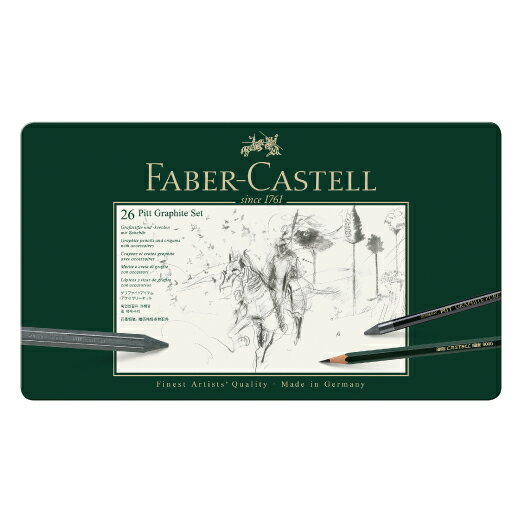 Faber-Castell藝術家級素描套組26項/鐵盒112974