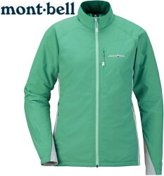 Mont-Bell 風衣外套/登山外套 防潑水保暖防風 Light Shell 女款 1106558 SFGN青綠