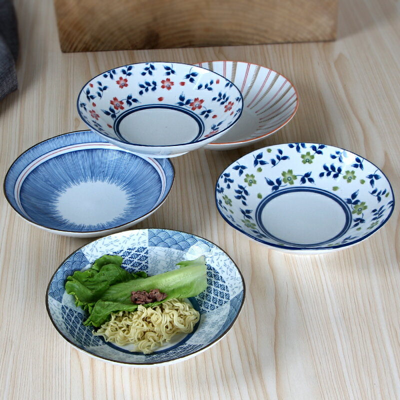 盤子菜盤家用日式陶瓷餐具套裝創意可愛碟子水果盤子酒店餐盤圓盤