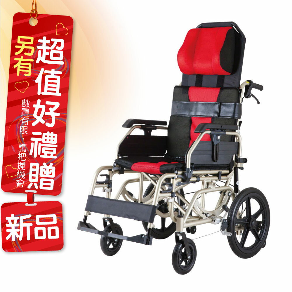 必翔銀髮 手動輪椅 PH-186 空中傾倒型看護輪椅 輪椅補助B款 附加功能A款C款 贈 輪椅置物袋