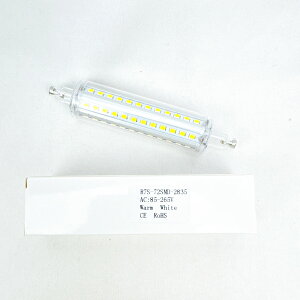 R7S LED 太陽管 118mm 15W 110-220V 暖白光 替換鹵素燈