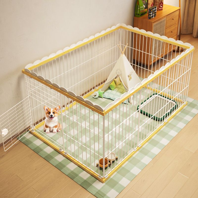 寵物圍欄小型犬室內自由組合加高防越獄大空間家用貓咪狗籠子柵欄MM32公司貨
