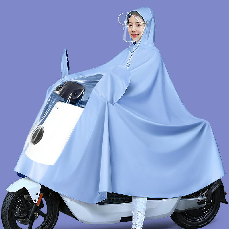 電動車雨衣電瓶車專用騎行 非一次性連體雨衣 PVC新色雨披摩托車