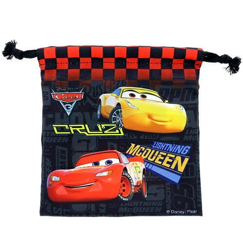 【震撼精品百貨】汽車總動員 Cars 迪士尼卡斯CARS布面縮口袋S(集合)#30276 震撼日式精品百貨