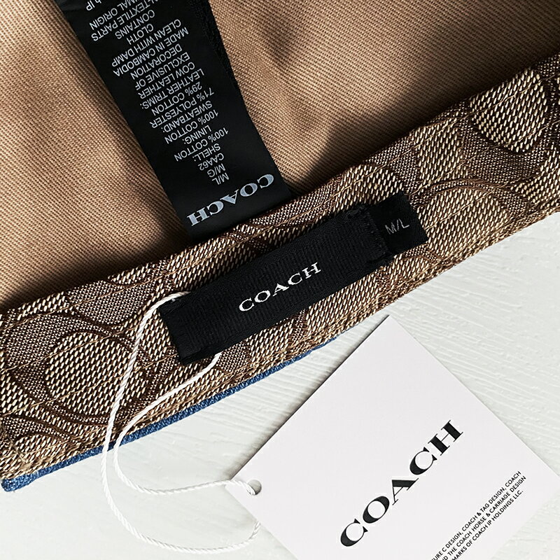 美國百分百【全新真品】COACH 帽子 配件 CAA62 專櫃精品 棒球帽 LOGO 鴨舌帽 牛仔藍 DA92 4