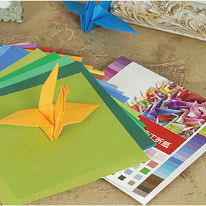 伊和諾50色手工折紙千紙鶴兒童節益智材料親子幼兒園彩色美工紙
