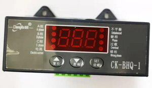 誠科電子CK-BHQ-1錯相缺相380V100A過載不平衡報警電機三相保護器