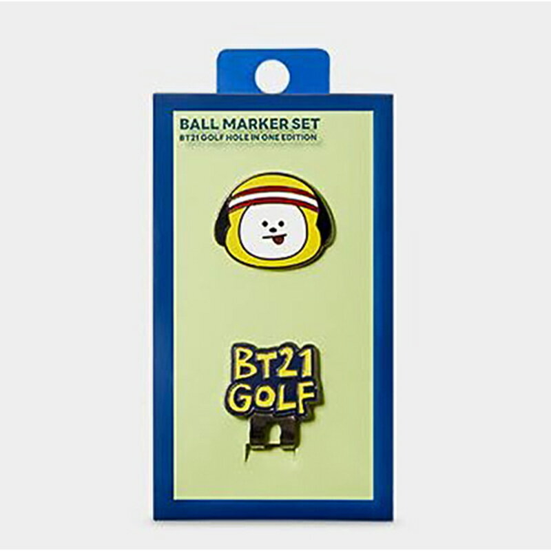 現貨 官方代理【BT21 GOLF HIO】CHIMMY BALL MARKER 高爾夫 球標 韓國原廠【正元精密】