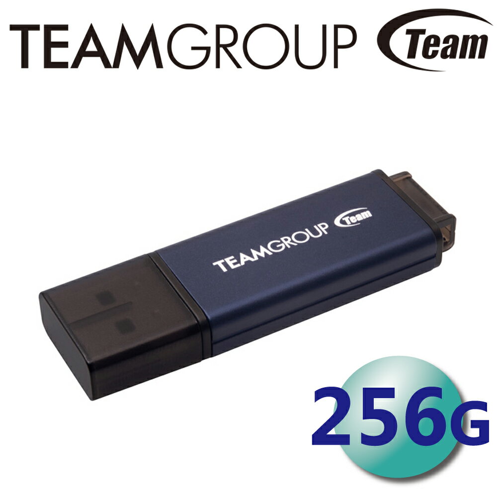 Team 十銓 256GB C211 USB3.2 隨身碟 紳士碟 鋁合金 LED指示燈