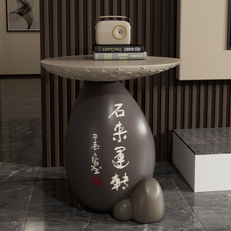 免稅含運 開發票 沙發邊幾 沙發側櫃 邊桌 時來運轉茶幾中古風客廳沙發旁邊幾落地擺件收納高階感家居裝飾品 快速出貨