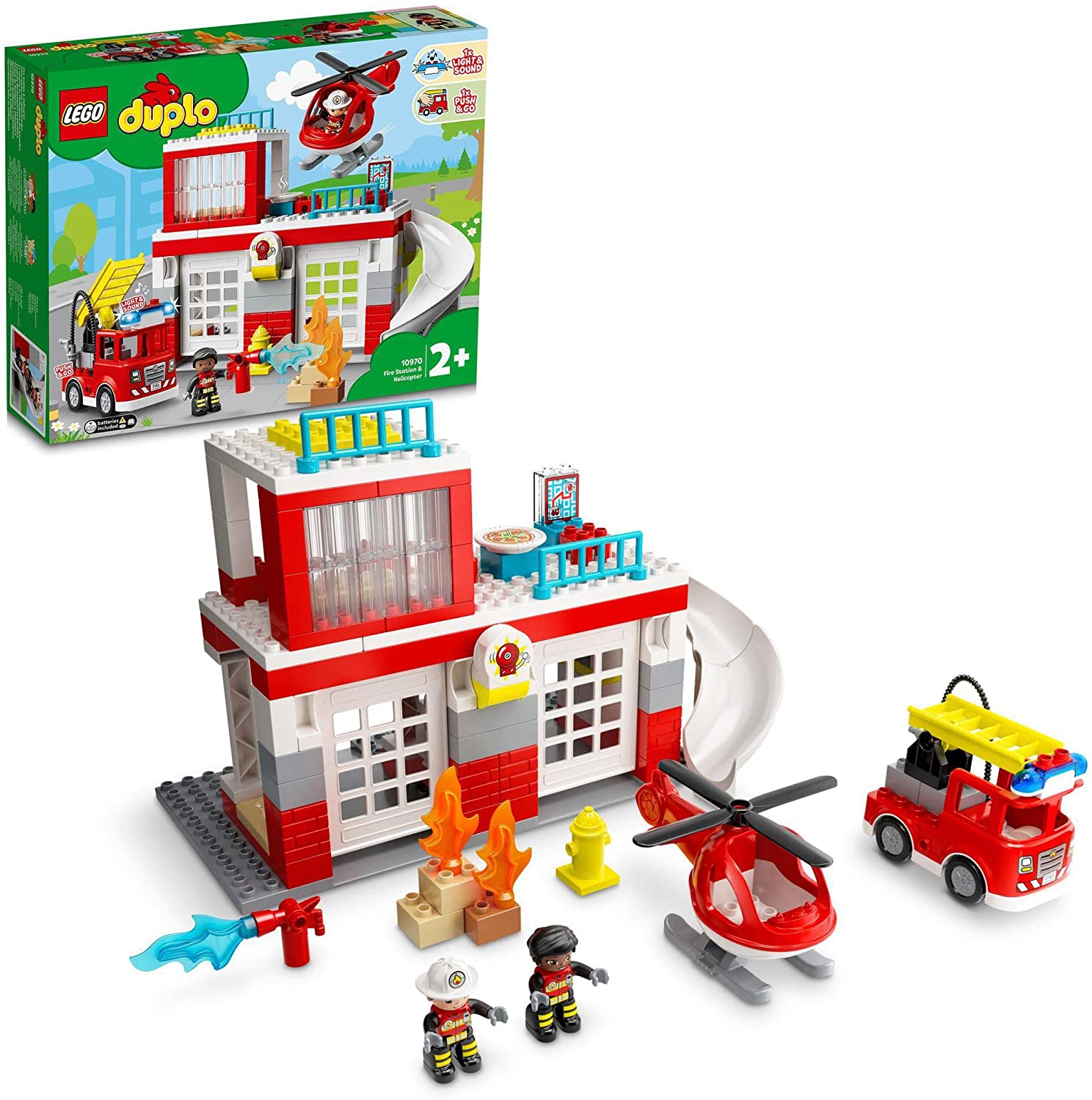【折300+10%回饋】LEGO 樂高Duplo 得寶系列城堡與直升機10970