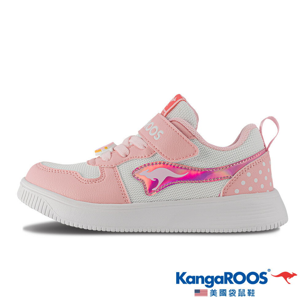 KangaROOS美國袋鼠鞋 童鞋 GLIDE 輕量 透氣 緩震 運動 慢跑鞋 [KK32333] 粉【巷子屋】